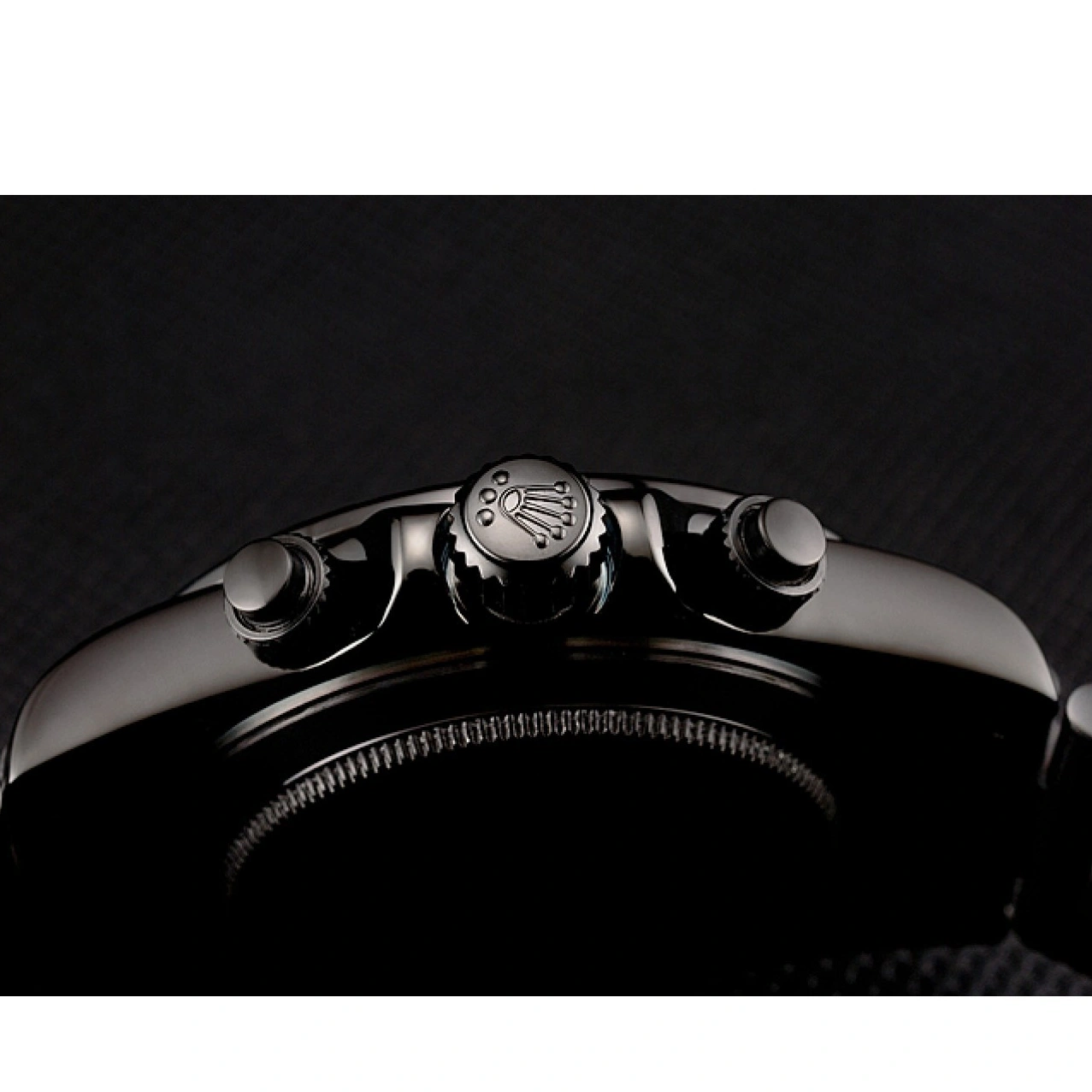 MiroTime 1029 Rolex Daytona Midnight Blue Dial Black Staineless Steel Bracelet 1454022